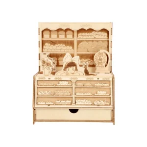 Maison Ghibli Bakery Wooden Craft Kigumi - Kiki's Delivery Service | Arts And Crafts