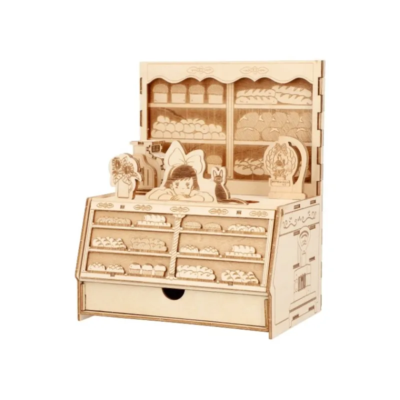 bakery_wooden_craft_kigumi__kikis_delivery_service_2.webp Maison Ghibli Bakery Wooden Craft Kigumi - Kiki's Delivery Service | Arts And Crafts