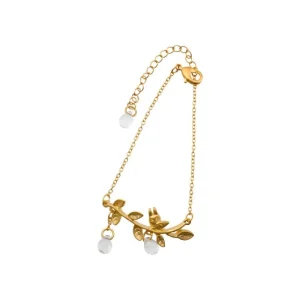 Maison Ghibli Bracelet Small Totoro Hiding In Leaf - My Neighbor Totoro | Jewellery
