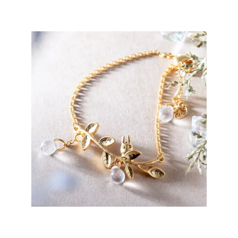 Maison Ghibli Bracelet Small Totoro Hiding In Leaf - My Neighbor Totoro | Jewellery