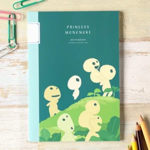 Maison Ghibli Carnet de notes B6 Kodama - Princess Mononoke | Notebooks And Notepads