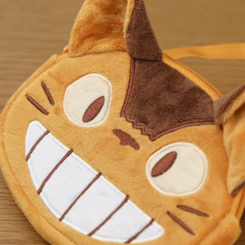 Maison Ghibli Catbus Plush Pouch 11,5 x 15,5 x 2 cm - My Neighbor Totoro | Bags
