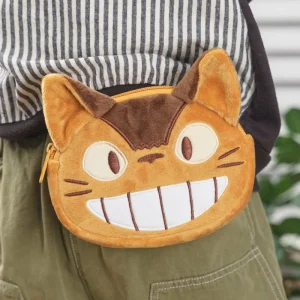 Maison Ghibli Catbus Plush Pouch 11,5 x 15,5 x 2 cm - My Neighbor Totoro | Bags