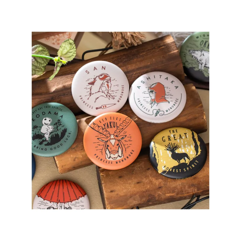Maison Ghibli Collection de badges vintage 1 badge Mystere - Princess Mononoke | Badges