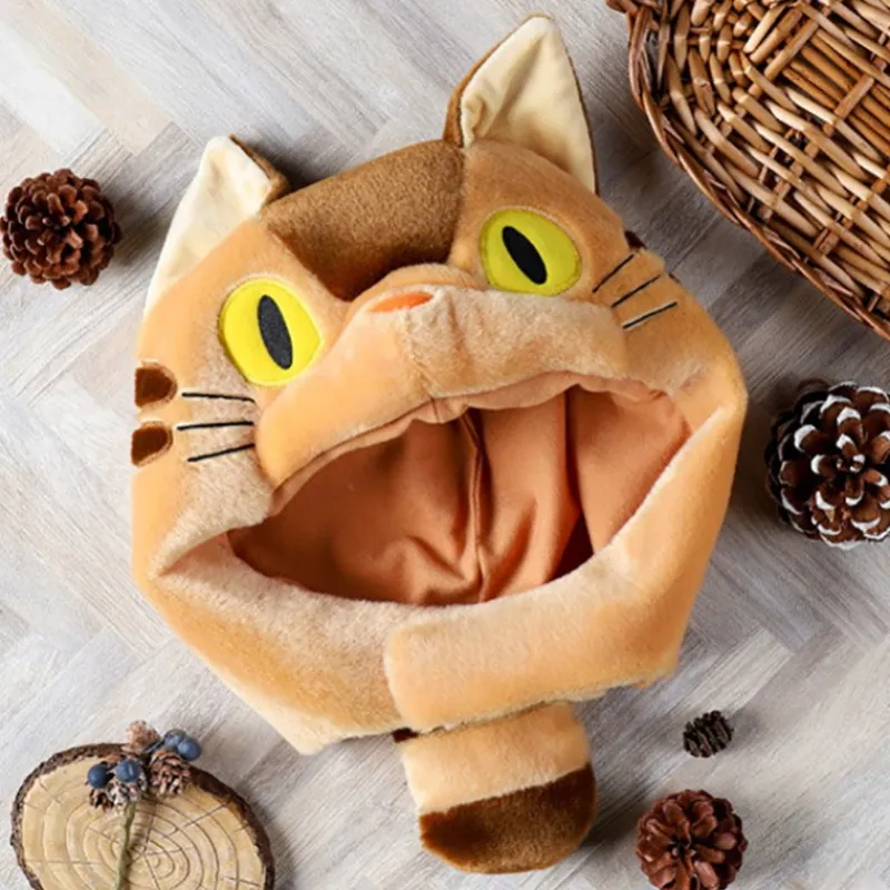 cosplay_hat_catbus__my_neighbor_totoro_1.webp Maison Ghibli Cosplay Hat Catbus - My Neighbor Totoro | Outfits
