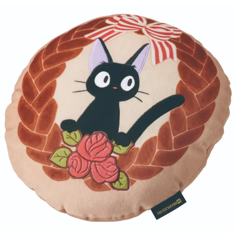cushion_jiji_bread_wreath__kikis_delivery_service_0.webp Maison Ghibli Cushion Jiji Bread Wreath - Kiki's Delivery Service | Furniture