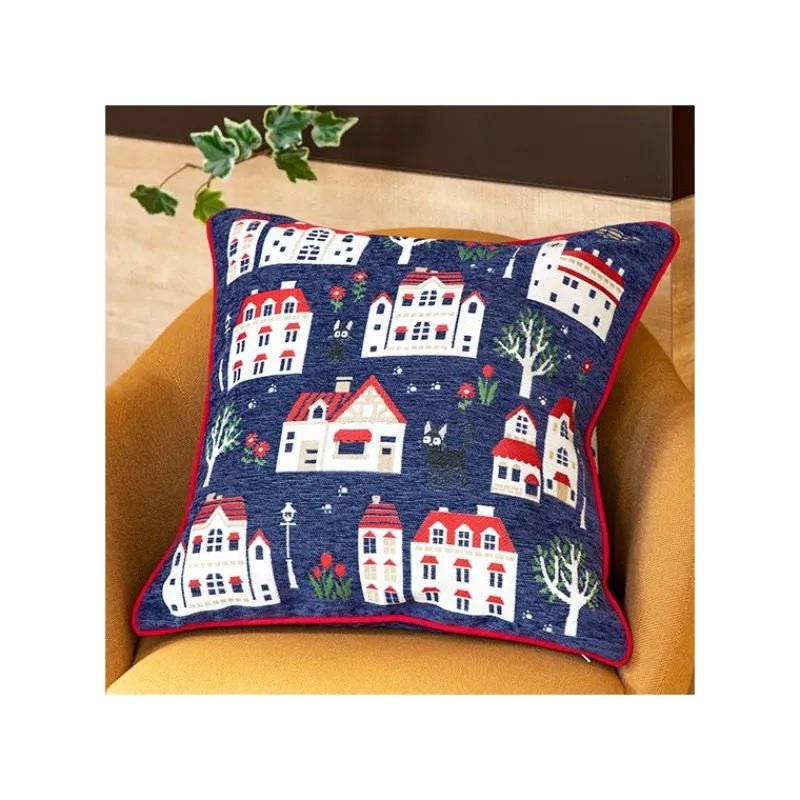 cushion_jiji_houses__x__cm__kikis_delivery_service_0.webp Maison Ghibli Cushion Jiji Houses 45 x 45 cm - Kiki’s Delivery Service | Furniture