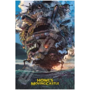 Maison Ghibli Deluxe Foil Puzzle 1000P Movie Poster - Howl’s Moving Castle | Jigsaw Puzzle