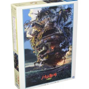 Maison Ghibli Deluxe Foil Puzzle 1000P Movie Poster - Howl’s Moving Castle | Jigsaw Puzzle