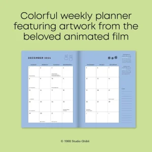 Maison Ghibli 2025 Diary - My Neighbor Totoro | Schedule Diaries And Calendars