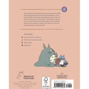 Maison Ghibli 2025 Diary - My Neighbor Totoro | Schedule Diaries And Calendars