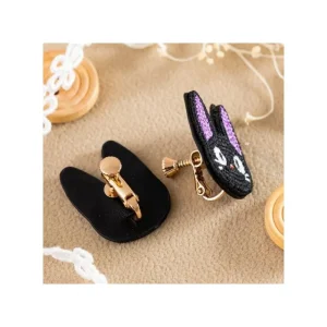 Maison Ghibli Earrings Embroidery serie Jiji - Kiki's Delivery Service | Jewellery