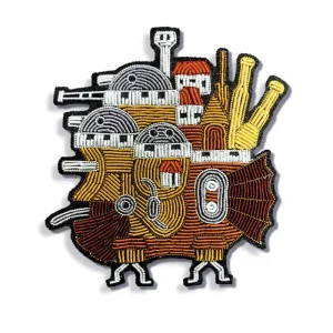 Maison Ghibli Embroidered Jewel Brooch Castle - Howl’s Moving Castle | Pins