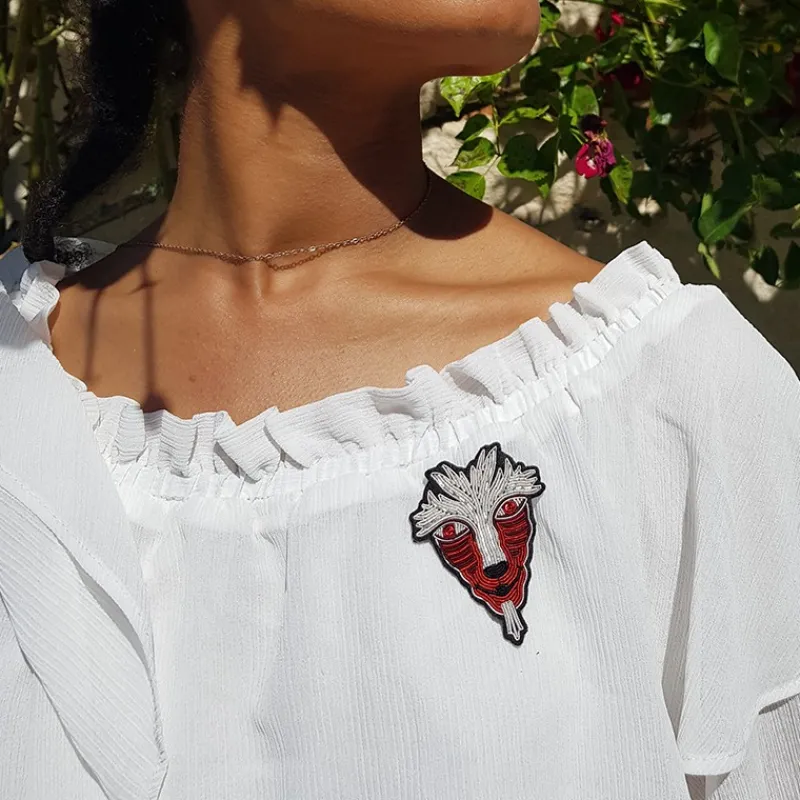 embroidered_jewel_brooch_great_forest_spirit__princess_mononoke_0.webp Maison Ghibli Embroidered Jewel Brooch Great Forest Spirit - Princess Mononoke | Pins