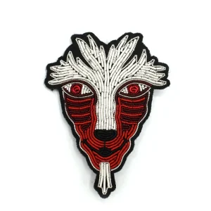 Maison Ghibli Embroidered Jewel Brooch Great Forest Spirit - Princess Mononoke | Pins