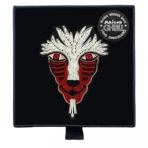 Maison Ghibli Embroidered Jewel Brooch Great Forest Spirit - Princess Mononoke | Pins