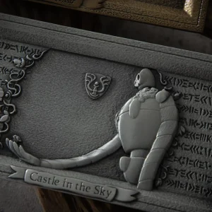 Maison Ghibli Engraved Tray Robot Soldier - Castle in the Sky | Accessories