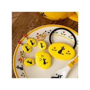 Maison Ghibli Fancy yellow earrings Jiji - Kiki's Delivery Service | Jewellery