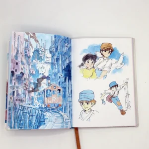 Maison Ghibli Flexi Journal Sheeta & Pazu - Castle in the Sky | Notebooks And Notepads