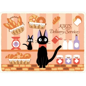 Maison Ghibli Fluffy plaid Jiji's Bakery 70x100 cm - Kiki's Delivery Service | Household Linen