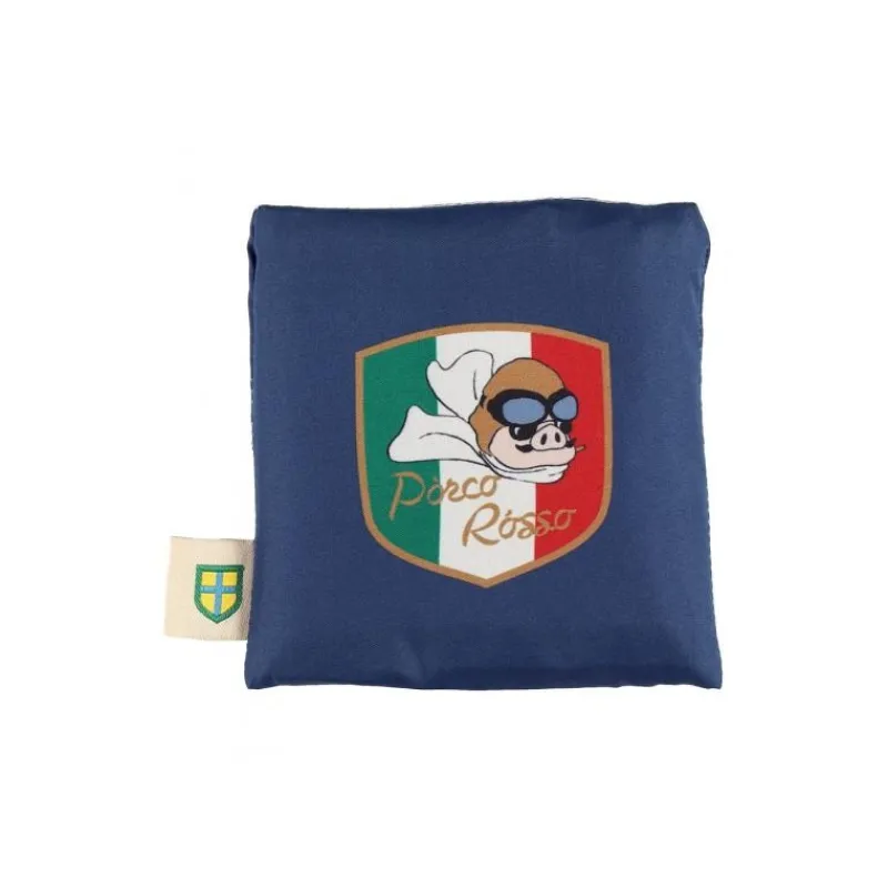 foldable_bag_patch_porco__porco_rosso_3.webp Maison Ghibli Foldable bag patch Porco - Porco Rosso | Bags