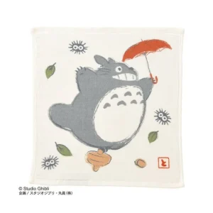 Maison Ghibli Imabari Mini Towel Big Totoro Umbrella 34X36 cm - My Neighbor Totoro | Household Linen