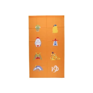 Maison Ghibli Japanese Curtain Kichijo Yellow - Spirited Away | Wall Decoration