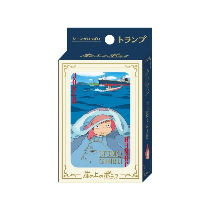movie_scenes_playing_cards__ponyo_on_the_cliff_0.webp Maison Ghibli Movie Scenes Playing Cards - Ponyo on the Cliff | Playing Cards