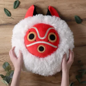 Maison Ghibli Nakayoshi cushion San’s mask - Princess Mononoke | Pillow