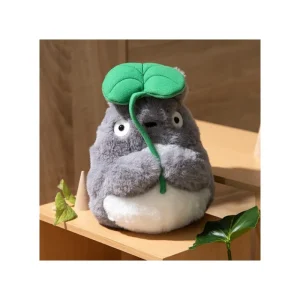 Maison Ghibli Nakayoshi Plush Big Totoro with leaf - My Neighbor Totoro | Nakayoshi Plush