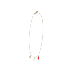 Maison Ghibli Necklace Strawberry and White Totoro - My Neighbor Totoro | Jewellery