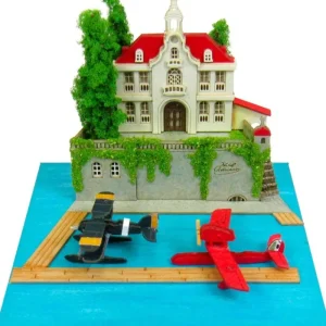 Maison Ghibli Paper Craft Adriano & seaplane fighter - Porco Rosso | Arts And Crafts