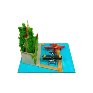 Maison Ghibli Paper Craft Adriano & seaplane fighter - Porco Rosso | Arts And Crafts