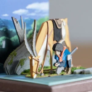 Maison Ghibli Paper Craft Ashitaka et Yakul - Princess Mononoke | Arts And Crafts