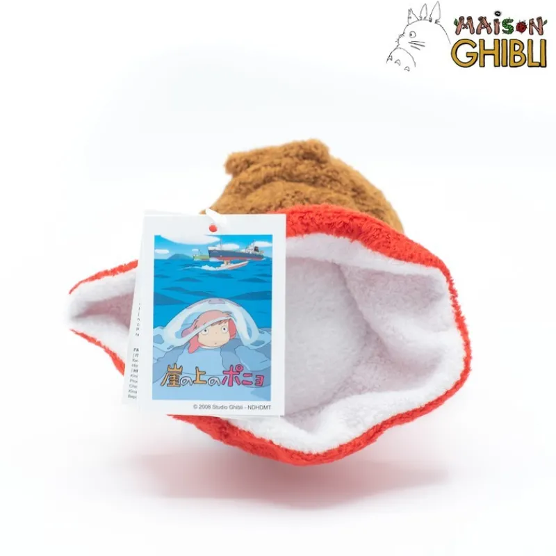 plush_ponyo__ponyo_on_the_cliff_2.webp Maison Ghibli Plush Ponyo - Ponyo on the Cliff | Classic Plush