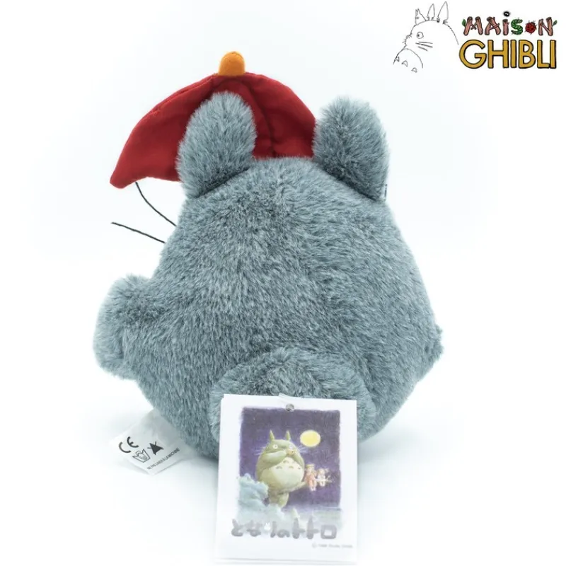 Maison Ghibli Plush Totoro With Red Umbrella - My Neighbor Totoro | Classic Plush