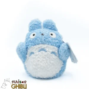 Maison Ghibli Puppet Plush Blue Totoro - My Neighbor Totoro | Fluffy Plush