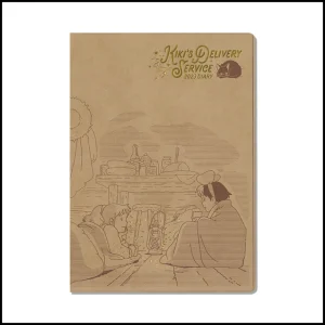Maison Ghibli 2023 Schedule Book By the fire - Kiki's Delivery Service | Schedule Diaries And Calendars