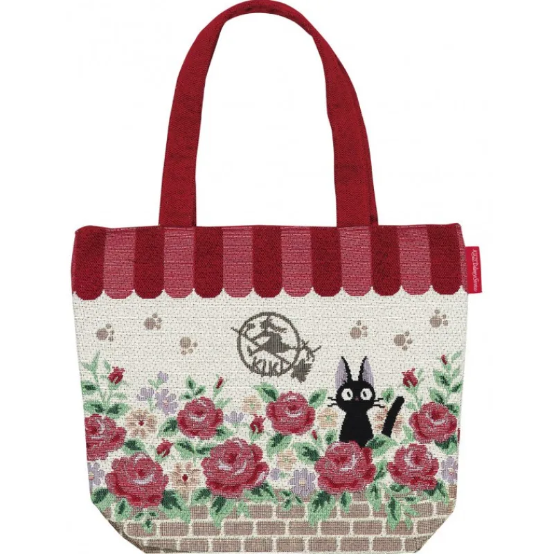 tapestry_tote_bag_jiji_flowers__kikis_delivery_service_0.webp Maison Ghibli Tapestry Tote Bag Jiji Flowers - Kiki's Delivery Service | Bags