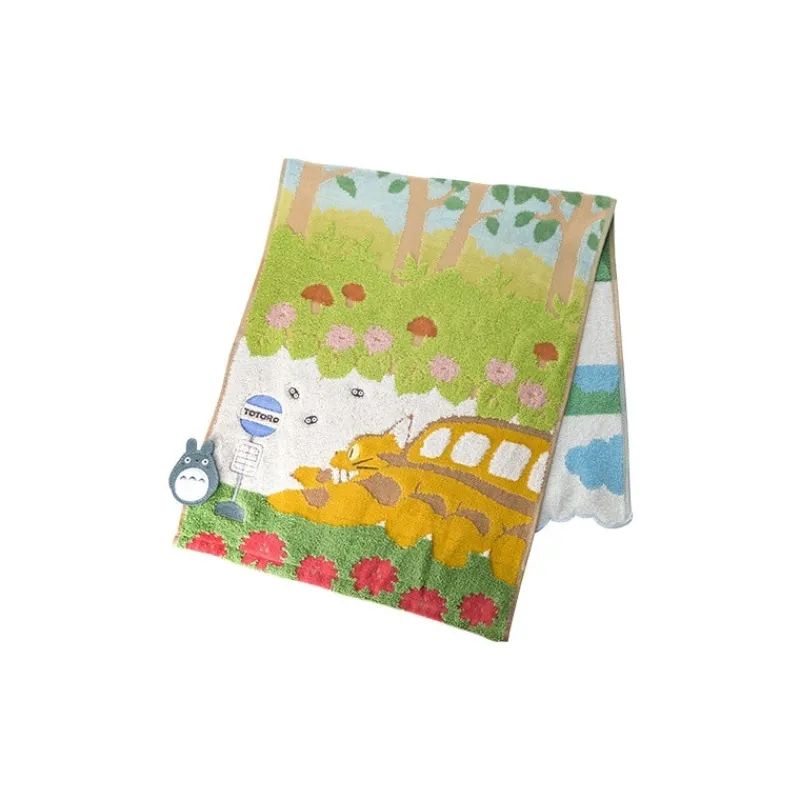 towel_catbus_on_its_way_x_cm__my_neighbor_totoro_1.webp Maison Ghibli Towel Catbus on it's way 34x80 cm - My Neighbor Totoro | Household Linen