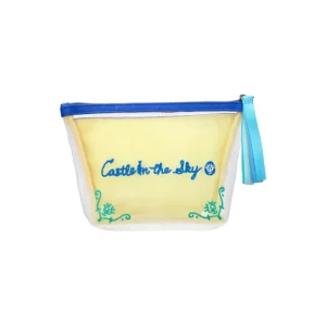 Maison Ghibli Transparent Pouch embroidered - Castle in the Sky | Accessories