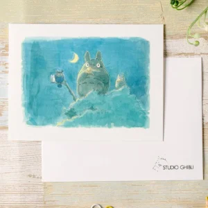 Maison Ghibli Watercolour Greeting cards 24 x 15,8 cm Autumn - My Neighbor Totoro | Postcards And Letter Papers