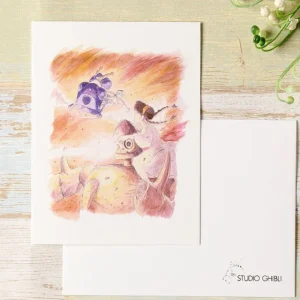 Maison Ghibli Watercolour Greeting cards 24 x 15,8 cm Rescue - Castle in the Sky | Postcards And Letter Papers