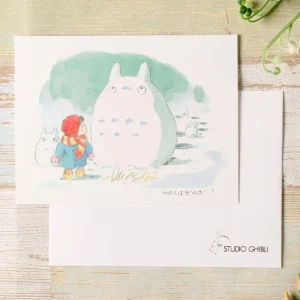 Maison Ghibli Watercolour Greeting cards 24 x 15,8 cm Winter - My Neighbor Totoro | Postcards And Letter Papers