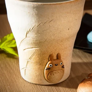 Maison Ghibli White hand made Shigaraki ware Cup Totoro - My Neighbor Totoro | Kitchenware
