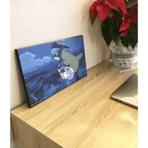 Maison Ghibli WOOD PANEL GHIBLI 04 - TOTORO SPIN | Wall Decoration